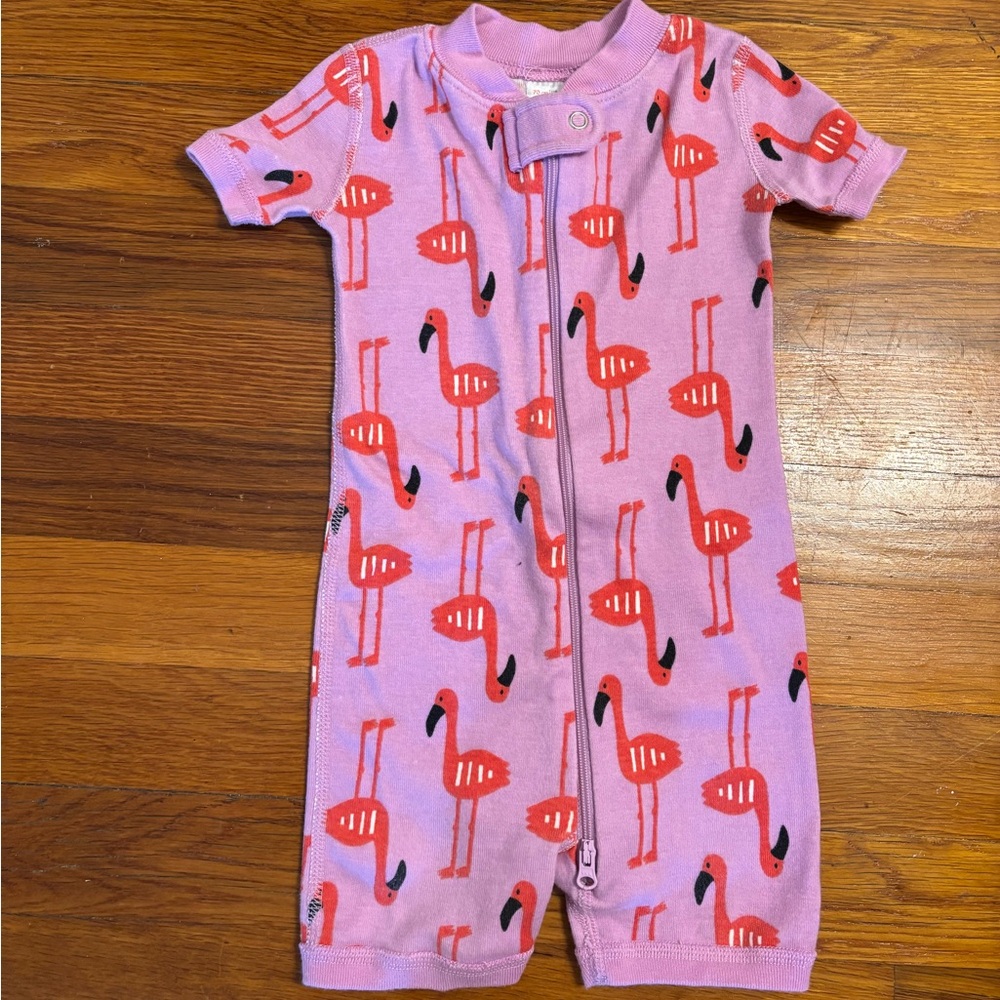 Hanna Andersson Shortie with Flamingo Design